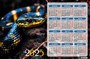 Календарь настенный листовой  А3ф 435X290мм на 2025г Картон мелованный-Год Змеи- - фото 12407032